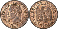 France 2 Centimes Napoleon III, Napoléon III, Bordeaux, Bronze -