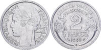 France 2 Francs 1948 B Morlon, Beaumont - Le Roger, Aluminum SS 12.64 US$  +  28.86 US$ shipping