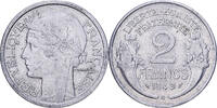 France 2 Francs 1949 B Morlon, Beaumont - Le Roger, Aluminum SS 12.64 US$  +  28.86 US$ shipping