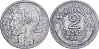 France 2 Francs 1945 B Morlon, Beaumont - Le Roger, Aluminum SS 12.64 US$  +  28.86 US$ shipping