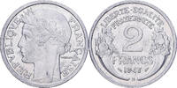 France 2 Francs 1947 B Morlon, Beaumont - Le Roger, Aluminum SS 12.64 US$  +  28.86 US$ shipping