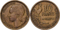 France 10 Francs 1957 Paris Guiraud, Paris, Aluminum-Bronze, KM:915.1 SS 13.79 US$  +  28.86 US$ shipping