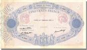 France 500 Francs Banknote, 500 F 1888-1940 ''Bleu et Rose'' -