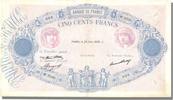 France 500 Francs Banknote, 500 F 1888-1940 ''Bleu et Rose'' -
