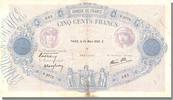 France 500 Francs Banknote, 500 F 1888-1940 ''Bleu et Rose'' -