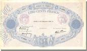 France 500 Francs Banknote, 500 F 1888-1940 ''Bleu et Rose'' -