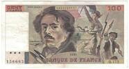 France 100 Francs Delacroix, Q.172, Fayette:69.b.3.a.4 -