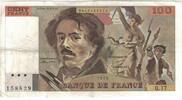 France 100 Francs Delacroix, Q.17, Fayette:69.02C, KM:154b -