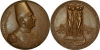 Egypt Medal Fuad I, Visit of the King in Italy, Undated (1927), Bronze -
