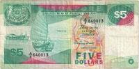Singapore 5 Dollars Banknote, KM:19 -