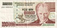 Turkey 100,000 Lira 1970-10-14, KM:206 -
