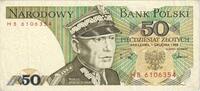 Poland 50 Zlotych 1988-12-01, KM:142c -