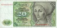 20 Deutsche Mark  Bundesrepublik Deutschland 1980-01-02, S S