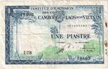 French Indochina 1 Piastre = 1 Dong French Indo-China -