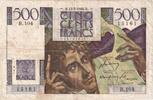 500 Francs 1948 Frankreich Chateaubriand, 1948-05-13, B.104, SS SS