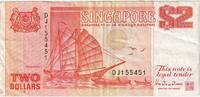Singapore 2 Dollars SS -