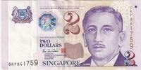 Singapore 2 Dollars VZ -
