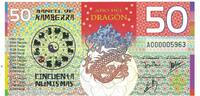 Australia Tourist Banknote Banknote, 2012, 50 dollars ,Colorful Plastic -