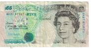 Great Britain 5 Pounds Banknote, KM:382a -