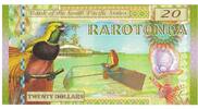 United States 20 Dollars Banknote, 2015-07-28, RAROTONGA PACIFIC STATES -