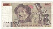 France 100 Francs Delacroix, F.188840511, Fayette:69BIS02e1 -