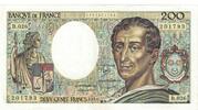 France 200 Francs Montesquieu, B.026 201793, Fayette:70.4 -