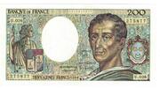 France 200 Francs Montesquieu, U.026 275877, Fayette:70.4 -