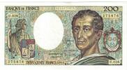 France 200 Francs Montesquieu, U.026 275876, Fayette:70.4 -