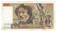 France 100 Francs Delacroix, C.8 421565, Fayette:69.01e -