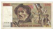 France 100 Francs Delacroix, R.1 223467, Fayette:69.01e -