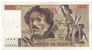 France 100 Francs Delacroix, U.1 802981, Fayette:68.01 -