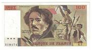 France 100 Francs Delacroix, G.1 319474, Fayette:69.01e -