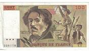 France 100 Francs Delacroix, T.7220178, Fayette:69.01d -