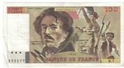 France 100 Francs Delacroix, B.1322177, Fayette:68.1, KM:154a -