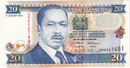 Kenya 20 Shillings Banknote, 1996-01-01, KM:35a2 -
