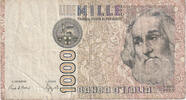 Italy 1000 Lire Banknote, 1982-01-06, KM:109a -