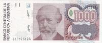 Argentina 1000 Australes KM:329d -