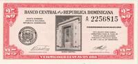 Dominican Republic 25 Centavos Oro Specimen, KM:88s -