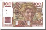 France 100 Francs Banknote, 100 F 1945-1954 ''Jeune Paysan'' -