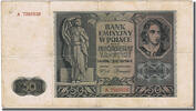 Poland 50 Zlotych Banknote, 1941-08-01 -