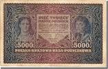 Poland 5000 Marek Banknote, 1920-02-07 -