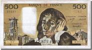France 500 Francs Banknote, 500 F 1968-1993 ''Pascal'', 1968-12-05 -