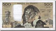 France 500 Francs Banknote, 500 F 1968-1993 ''Pascal'', 1981-06-04 -