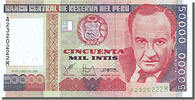 Peru 50,000 Intis Banknote, 1988-06-26 -
