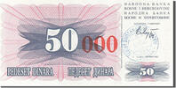 Bosnia - Herzegovina 50,000 Dinara Banknote, 1993-10-15 -