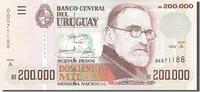 Uruguay 200,000 Nuevos Pesos Banknote -