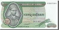 Zaire 5 Zaïres Banknote, 1977-11-24 -
