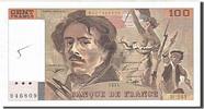 France 100 Francs Banknote, 100 F 1978-1995 ''Delacroix'' -