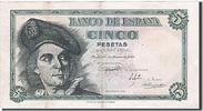 Spain 5 Pesetas Banknote, 1948-03-05 -