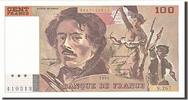 France 100 Francs Banknote, 100 F 1978-1995 ''Delacroix'' -